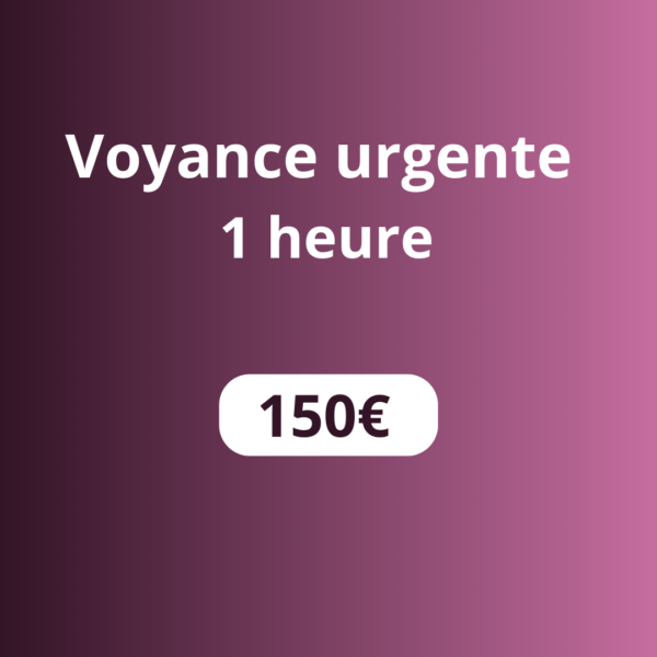 Voyance urgente
